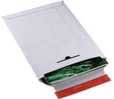 ColomPac® Kartonversandtaschen für DIN A4+ weiß - 20 Stück