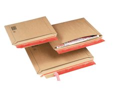 ColomPac® Kartonversandtaschen braun für DIN C4 - 20 Stück