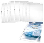 DURABLE Prospekthüllen DIN A4 transparent genarbt 0,08 mm - 50 Stück