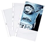 DURABLE Prospekthüllen DIN A5 glasklar glatt 0,06 mm - 100 Stück