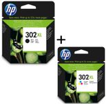 HP Original 302XL Druckerpatronen - Multipack (F6U67AE + F6U68AE)