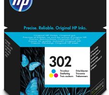 HP Original 302 Druckerpatronen - cyan, magenta, gelb (F6U65AE)