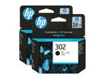 HP Original 302 Druckerpatronen - Doppelpack schwarz (2x F6U66AE)
