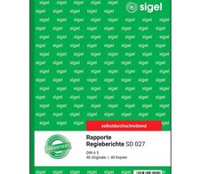 sigel Rapport/Regiebericht Formularbuch SD027