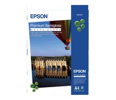 Epson Premium Semigloss Photo Paper - Seidenmattfotopapier - A4 (210 x 297 mm) - 20 Blatt - für Expression Home XP-400