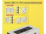 DeLOCK Umschalter USB 3.0 2 Port manuell bidirektional