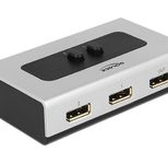 DeLOCK DisplayPort 1.4 Umschalter 2 Port manuell