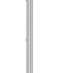 Vogel's T1844S Displaywagen bis 165 cm (65") Profilhöhe 180 cm, max. 80 kg, Vesa max. 400x400, silber-schwarz