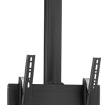 Vogel's CT1544 TV-Deckenhalterung bis 165 cm (65") drehbar, Profilhöhe 150 cm, max. 80 kg, Vesa max. 400 x 400, schwarz