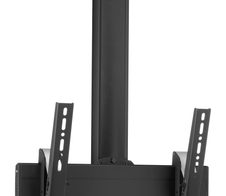 Vogel's CT1544 TV-Deckenhalterung bis 165 cm (65") drehbar, Profilhöhe 150 cm, max. 80 kg, Vesa max. 400 x 400, schwarz