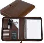 Alassio Ringbuchmappe VITERBO Lederimitat DIN A4 braun