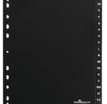 DURABLE Register A4 A-Z geprägt PP - 20-tlg.