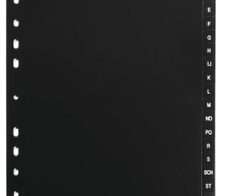 DURABLE Register A4 A-Z geprägt PP - 20-tlg.