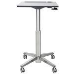Ergotron LearnFit® mobiler Steh-Sitz Tisch mit 40.6cm Höhenverstellung