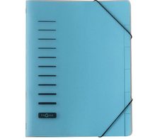 PAGNA Gliederungsordner 6 Fächer mit Register - blau