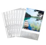 DURABLE Prospekthüllen 0,045 mm DIN A4 transparent genarbt 0,045 mm - 100 Stück
