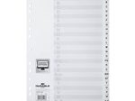 DURABLE Ordnerregister Vollformat A-Z weiß 24-teilig - 1 Satz