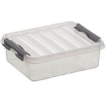 sunware Q-line Aufbewahrungsbox 1,0 l 20,0 x 15,0 x 6,0 cm - transparent