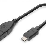 DIGITUS USB-Adapterkabel - USB Typ A / USB-C 0,15cm