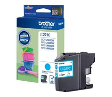 Brother Original LC-221C Druckerpatrone cyan 260 Seiten (LC221C)