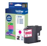 Brother Original LC-221M Druckerpatrone magenta 260 Seiten (LC221M)