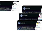 HP Original 410X Toner 4er Set schwarz, cyan, magenta, gelb hohe Kapazität