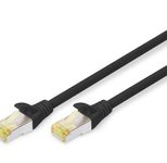Digitus Patch-Kabel RJ-45 (M) zu RJ-45 (M) 1m Kupfer S/FTP Cat 6a schwarz