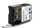 DYMO® Original XTL Schriftband, - schwarz auf weiss -, für XTL 300/500, farbiges Vinyl, endlos