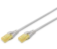 DIGITUS Patch-Kabel RJ-45 (M) zu RJ-45 (M) 3m Kupfer U/UTP Cat 6a grau (DK-1613-A-030)