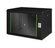 Digitus 7HE 19"-Wandgehäuse Unique Serie RAL 9005 schwarz