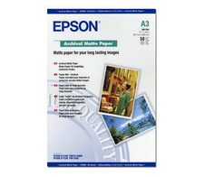 Epson Archival Matte Paper - Papier, matt - A3 (297 x 420 mm) - 192 g/m2 - 50 Blatt - für Stylus Pro 11880, Pro 3880, Pr