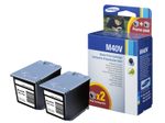 Samsung Original INK-M40V Twin-Pack Tintenpatrone schwarz 1.500 Seiten (INK-M40V/ELS) für SF-330, 331P