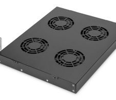 Digitus Lüftermodule für 19"-Schränke 4 Lüfter RAL9005 schwarz