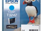 Epson Original T3242 Druckerpatrone cyan 14ml (C13T32424010)