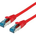 VALUE - Patch-Kabel rot RJ-45 (M) zu RJ-45 (M) - 1 m - SFTP, PiMF - CAT 6a
