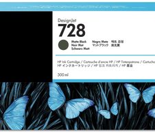 HP Original 728 Druckerpatrone - mattschwarz (F9J68A)