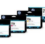 HP Original 728 Druckerpatronen - 4er Multipack (F9J67A, F9J66A, F9J65A, F9J68A)