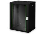 Digitus 16HE 19"-Wandgehäuse Unique Serie RAL 9005 schwarz