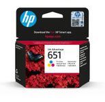 HP Original 651 Druckerpatrone - cyan, magenta, gelb (C2P11AE#BHK)