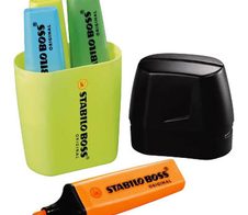 STABILO BOSS ORIGINAL Textmarker farbsortiert - 4 Stück