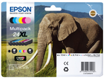 Epson Original 24XL Elefant Druckerpatronen 6er MultiPack BK/C/M/Y/LC/LM (C13T24384011)