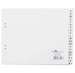 DURABLE Ordnerregister Halbformat A-Z weiß - 20-teilig