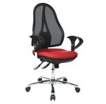 Topstar Bürostuhl Open Point SY Deluxe, OP290U G21 rot, schwarz