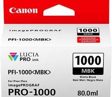 Canon Original PFI-1000MBK Druckerpatrone - schwarz matt (0545C001)