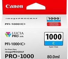 Canon Original PFI-1000C Druckerpatrone - cyan (0547C001)