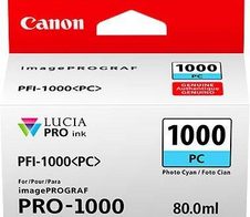 Canon Original PFI-1000PC Druckerpatrone - fotocyan (0550C001)