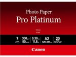 Canon PT-101 Pro Platinum Fotopapier glänzend A2 420x594mm 300g/m² - 20 Blatt