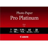 Canon PT-101 Pro Platinum Fotopapier glänzend A2 420x594mm 300g/m² - 20 Blatt