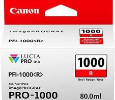 Canon Original PFI-1000R Druckerpatrone - rot (0554C001)