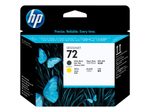 HP Original 72 Druckkopf schwarz matt gelb 130ml (C9384A)
